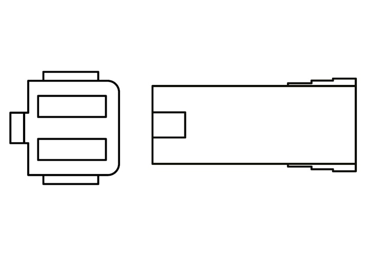 PROTECH Universal Blinkeradapterkabel (Paar) für diverse Suzuki Modelle Spiegel & Blinker Schwarz  - Universal