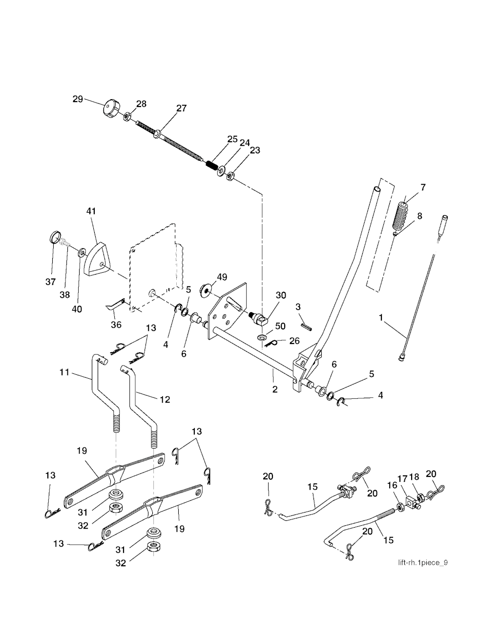 Explosionszeichnung Ersatzteile