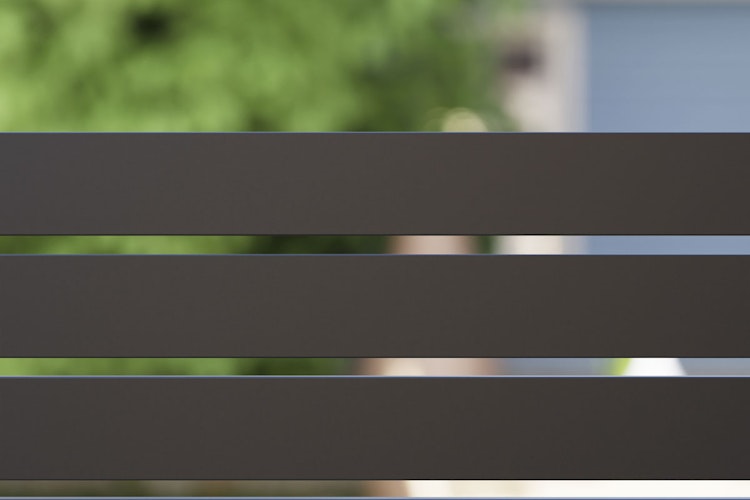 dz Alu Steckzaun-Komplettset VIDUAL Line 100 Distanz 18 mm zum Einbetonieren