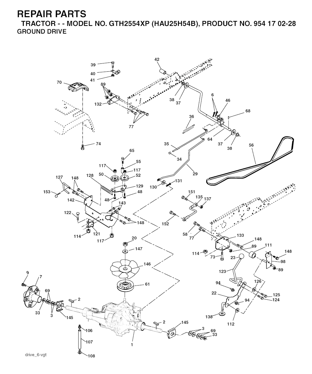 Explosionszeichnung Ersatzteile