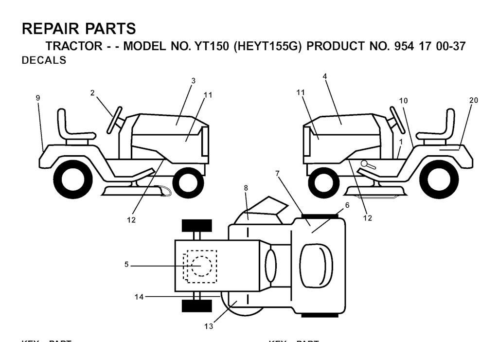 Explosionszeichnung Ersatzteile