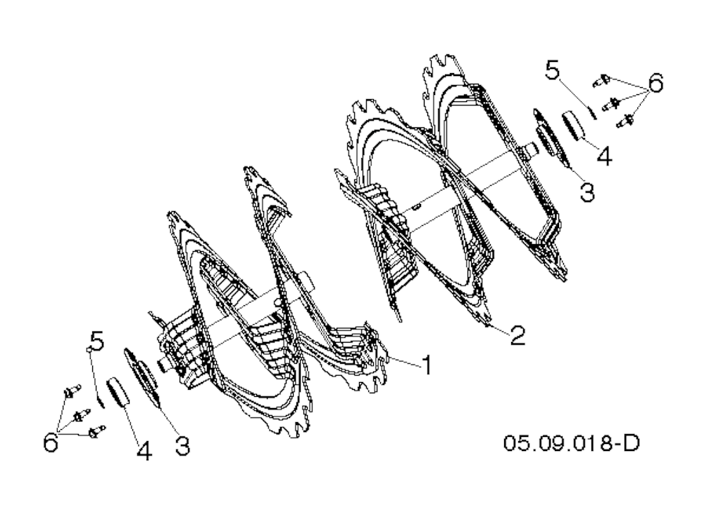 Explosionszeichnung Ersatzteile