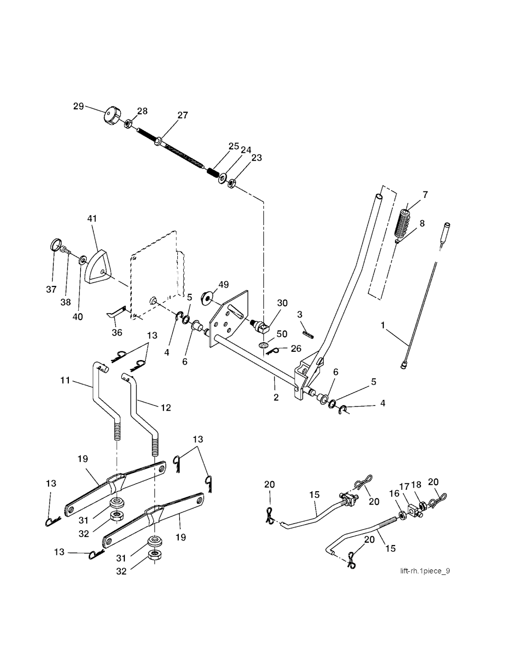 Explosionszeichnung Ersatzteile