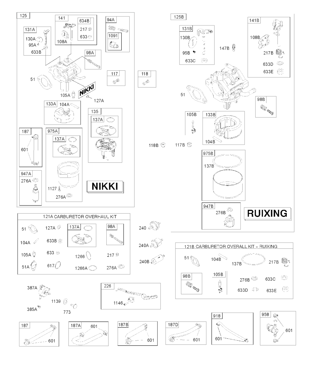 Explosionszeichnung Ersatzteile