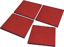 Vorschaubild T&J Fallschutzplatten 50 x 50 x 2,5 cm rotbraun