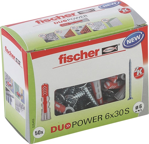 FISCHER Universaldübel Duopower 6x30 S LD