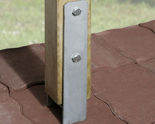 Weka H-Anker-Set für Leimholz-Carport Hohenfels + Comfort (8 Anker für 12 x 12 cm Pfosten)