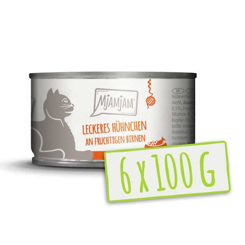 MJAMJAM 100 Gramm Katzennassfutter