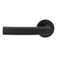 Griffwerk VAYA 178 LORITA fast2fix Fast2Fix Rosetten rund smart2lock L Graphitschwarz