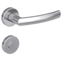Vorschaubild Griffwerk Türgriff LORITA K3 Klippgarnitur- Edelstahl matt