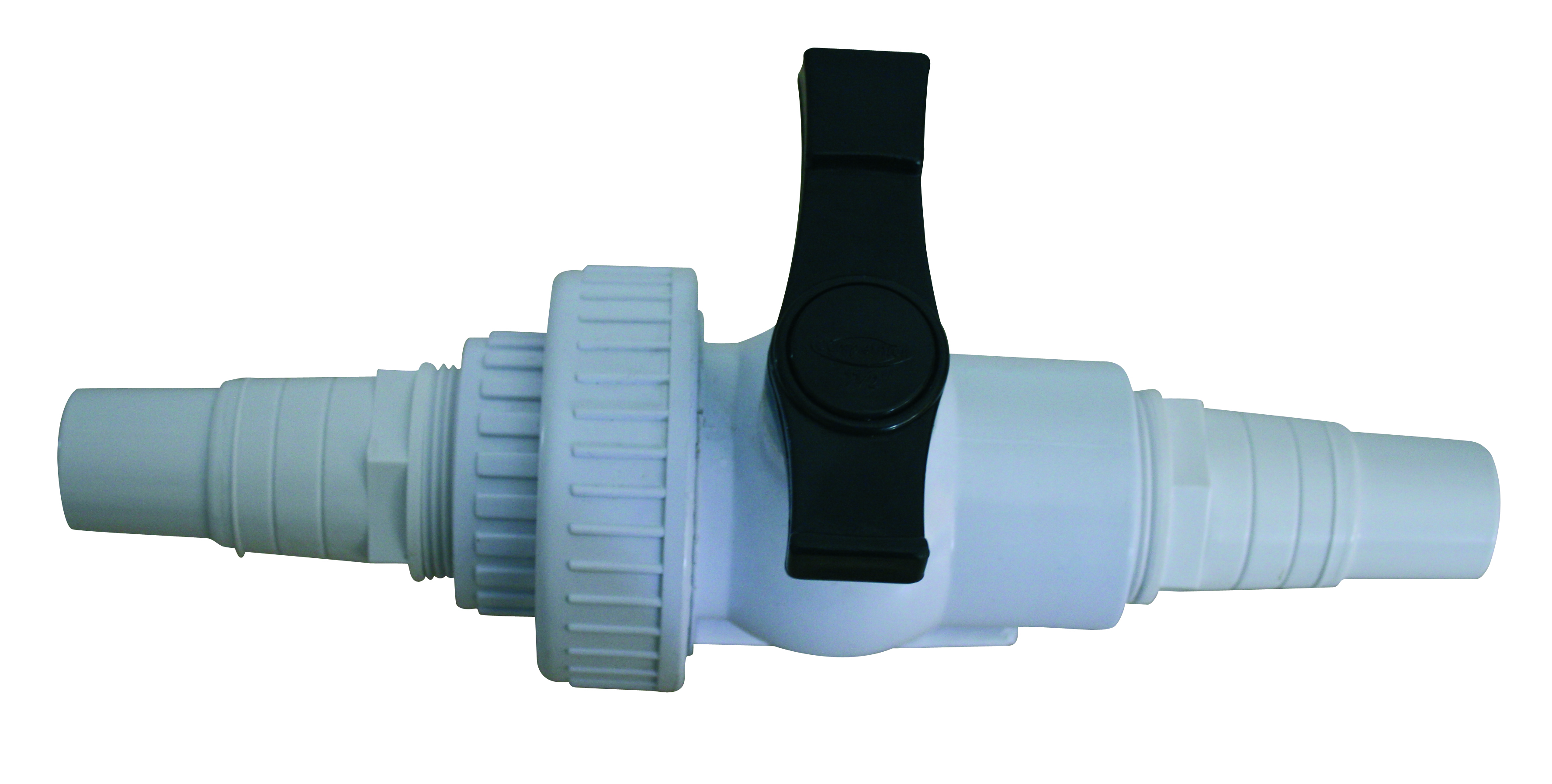 MyPOOL Absperrhahn 2-Wege 2x Ø 38 mm Anschluß