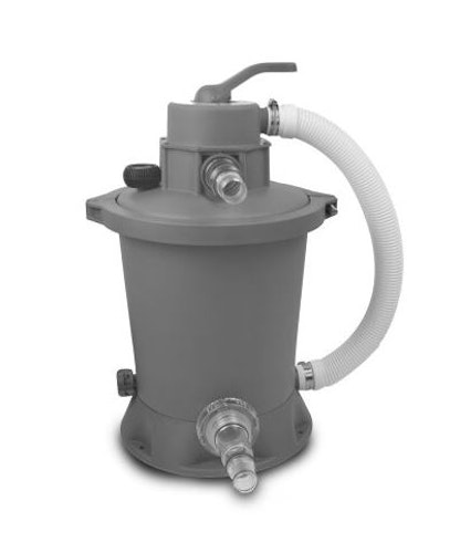 Exit rechteckiger Rahmenpool mit Sandfilteranlage und Sonnendach 540 x 250 cm (Höhe 122cm)