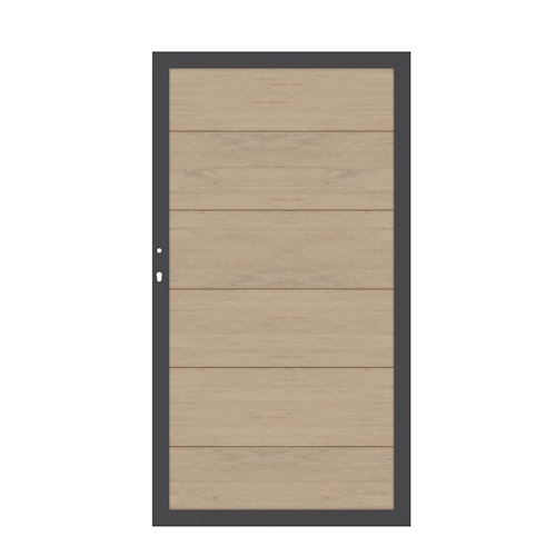 TraumGarten System WPC XL Einzeltor Universal