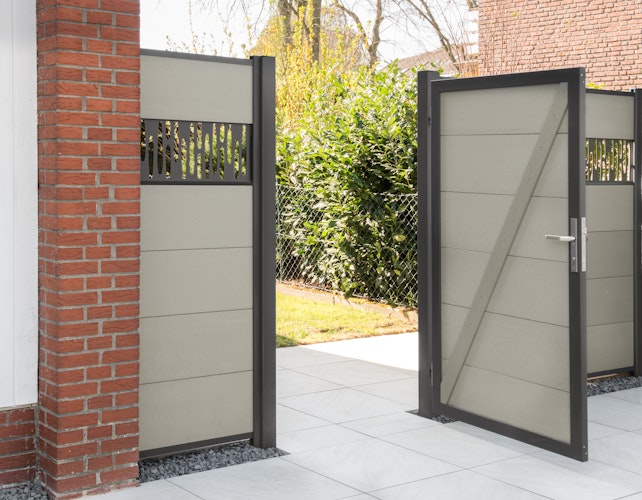 Traumgarten SYSTEM Dekorprofil OMEGA Anthrazit