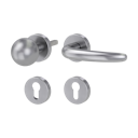 Vorschaubild Griffwerk Wechselgarnitur ULMER GRIFF R 4 -Edelstahl matt