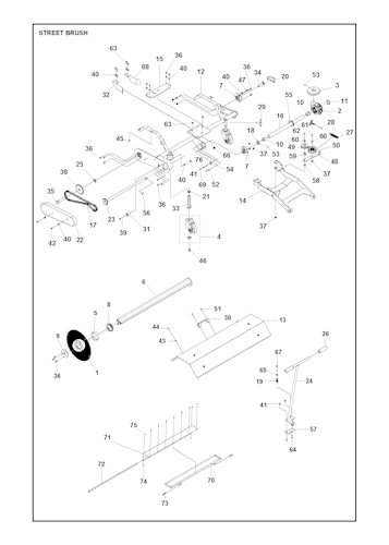 Husqvarna Zubehör für Aufsitzmäher 593024301 Kehrmaschine (Rider Collection)