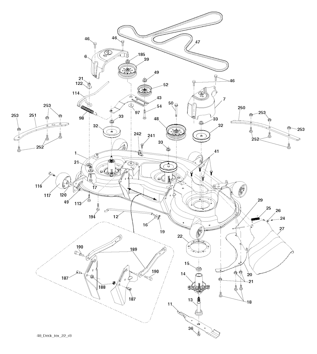 Explosionszeichnung Ersatzteile