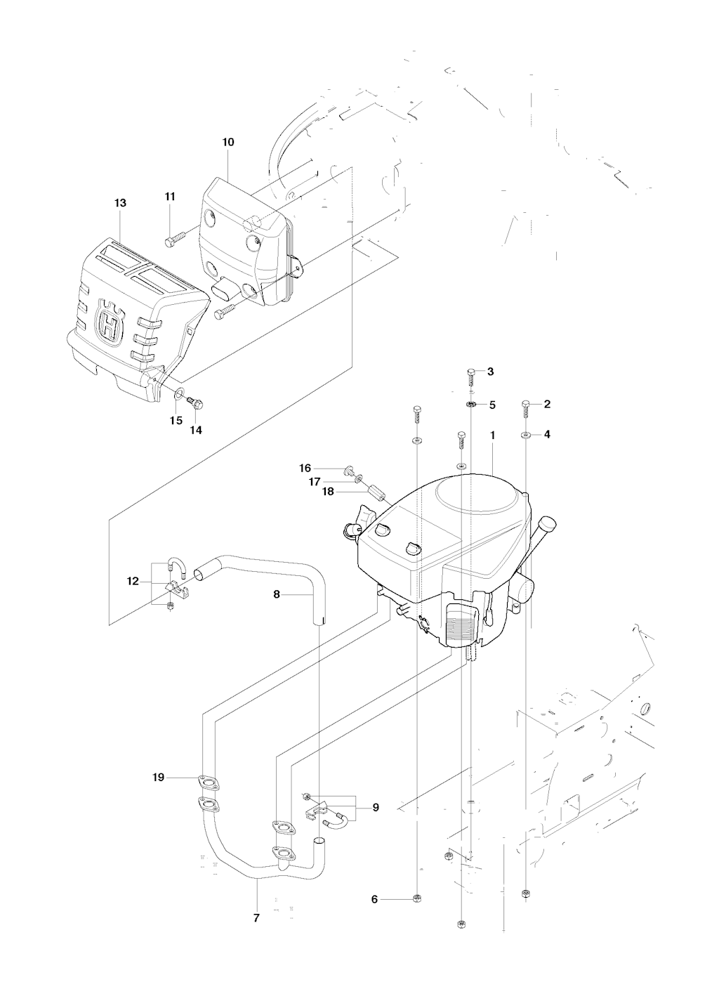 Explosionszeichnung Ersatzteile