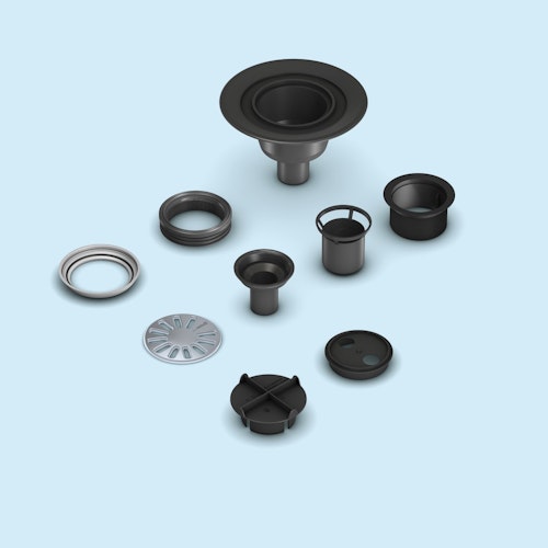 WEDI Solso Ablauf senkrecht, DN 50