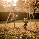 Vorschaubild EXIT Silvi doppelte Holzschaukel