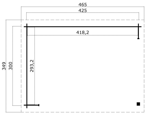 Lasita Maja Überdachung/Pavillion Columbus 34mm