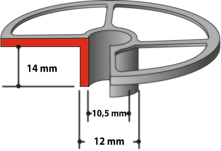 Makita Kopierhülse 12,0mm 193332-3