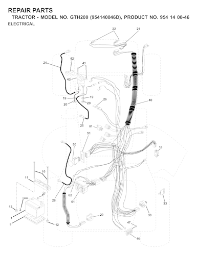 Husqvarna Gartentraktoren GTH200, 954140046D, 1999-05