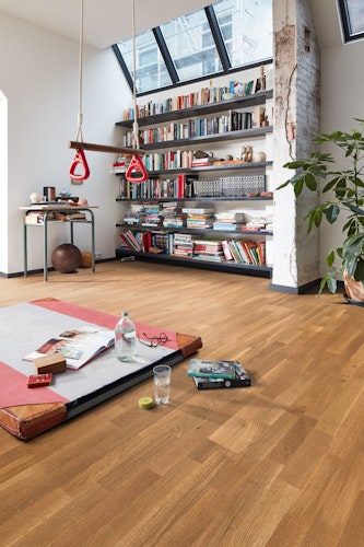 HANDMUSTER MEISTER Parkettboden MeisterParkett. longlife PC 200 9039 Eiche lebhaft Optik angeräuchert gebürstet ultramattlackiert