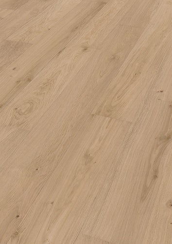 MEISTER Lindura-Holzboden HD 400 2200 x 205 x 11 mm 8935 Eiche lebhaft creme gebürstet ultramattlackiert