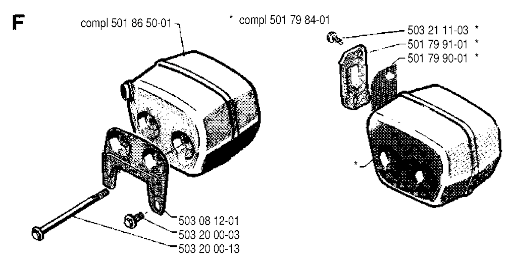Explosionszeichnung Ersatzteile