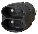 Vorschaubild Kopp 2-fach Adapter, schwarz