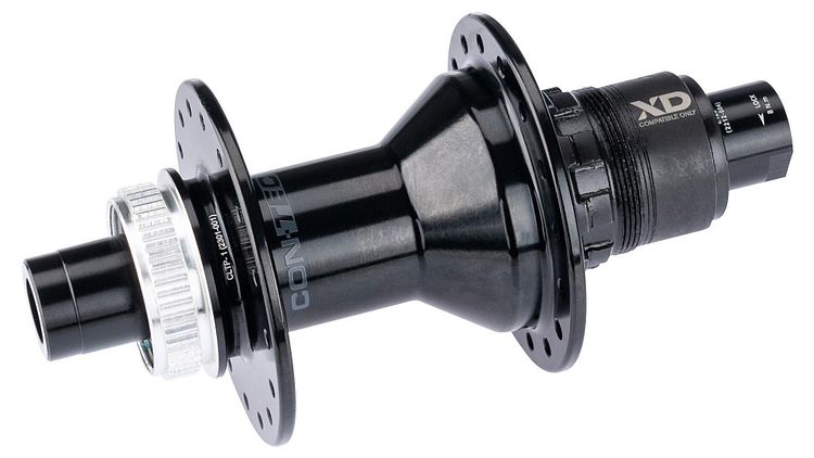 CONTEC Hinterradnabe Core CL 142 mm schwarz 11-/12-fach SRAM XD, ca. 357 g