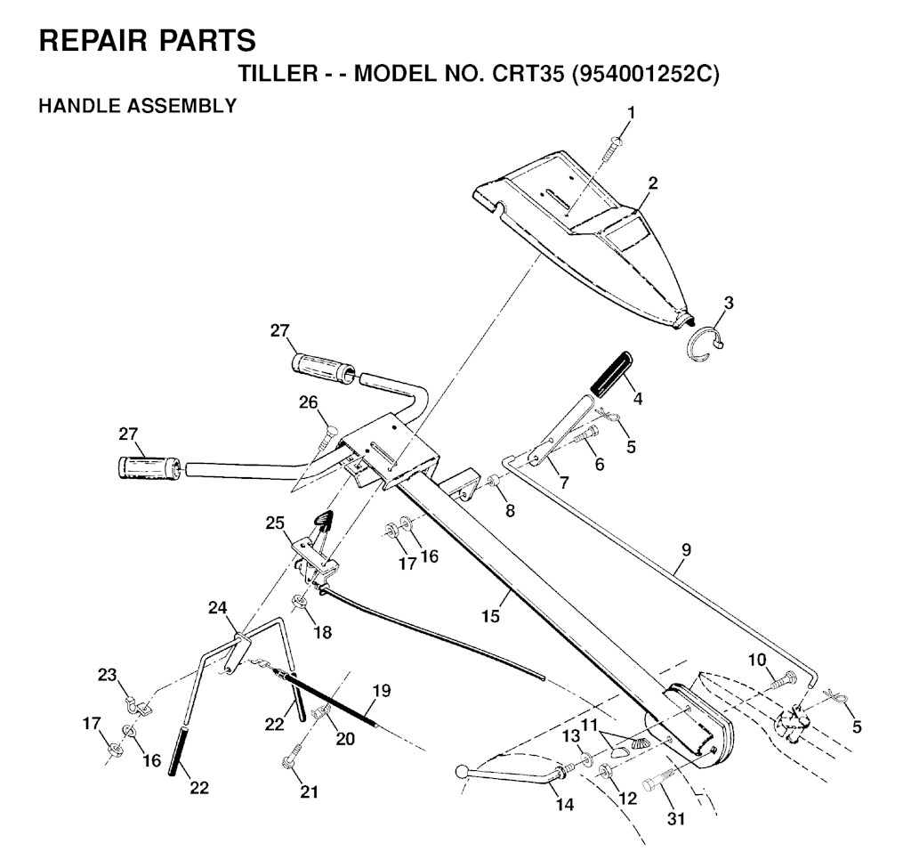 Explosionszeichnung Ersatzteile