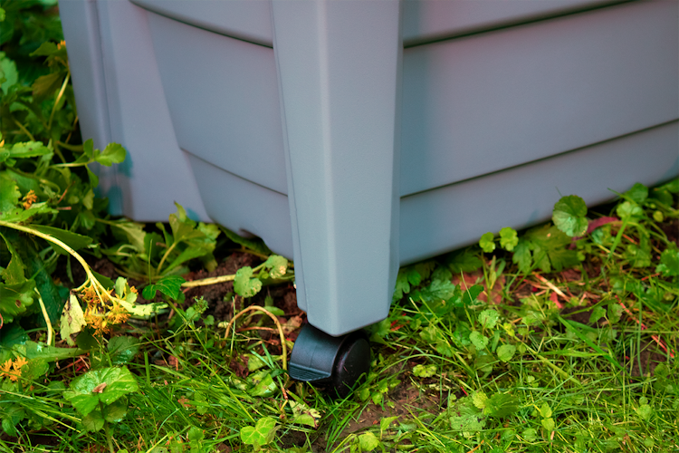 KHW Calypso Pflanzkasten auf Rollen mit Bewässerungssystem + modularem Spalier