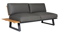 Diamond Garden Modullounge lange Ecke links NORA Sun & Rain, Aluminium / Recycled Teak / Tuvatextil (100 % Polyacryl)Zubehörbild