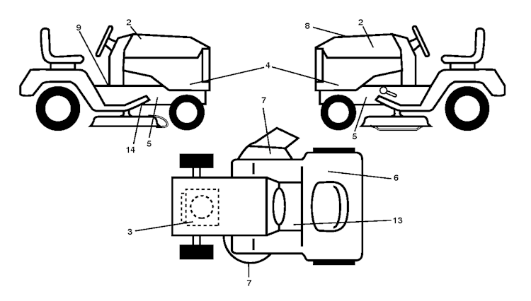 Husqvarna Gartentraktoren 96051002700 CTH 174