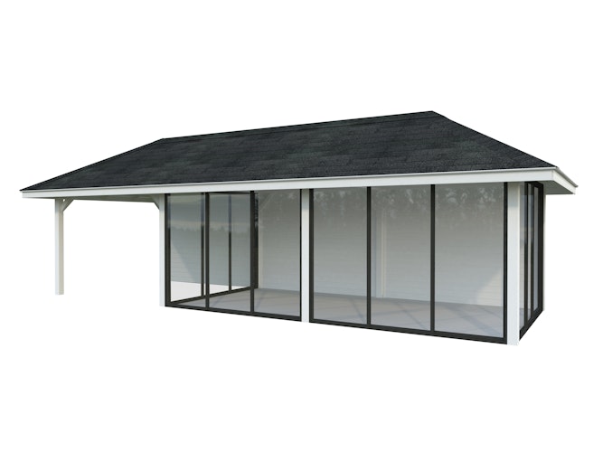 Palmako Pavillon Bianca 24,9 m² Set 218 Slide - 28 mm