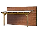 Vorschaubild Skan Holz Terrassendach Ancona Leimholz o. Mittelpfosten 541 cm