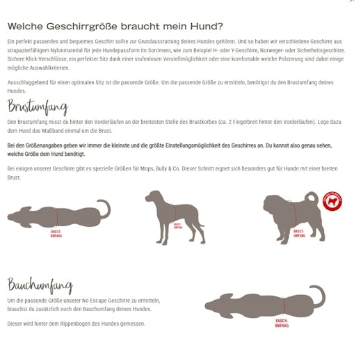 Wolters Professional Comfort rost rot Hundegeschirr