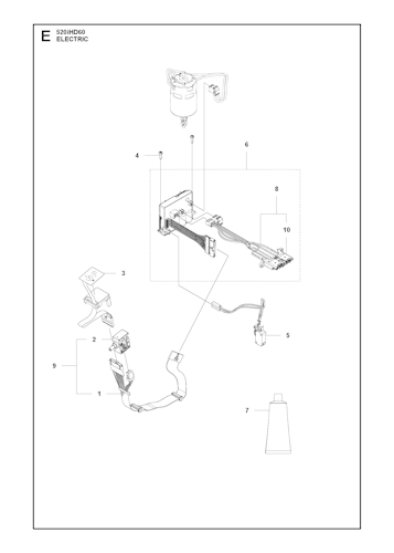 Husqvarna Heckenscheren/Stabheckenscheren 967915602 520iHD60