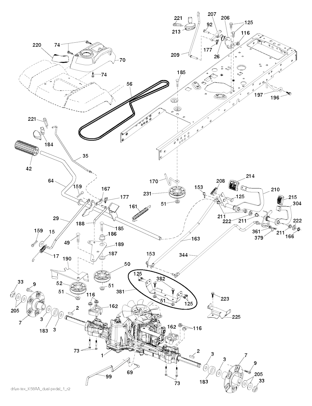 Explosionszeichnung Ersatzteile