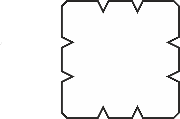 FelixWood® Sichtschutz Pfosten Bangkirai 90x90mm V-Nuten P510 - 2000 mm