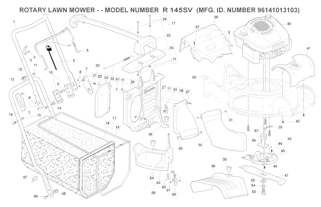 Explosionszeichnung Ersatzteile