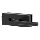 Vorschaubild Griffwerk Ganzglasdrehtürbeschlagset FABRICO mit L-Form-Griffpaar in Edelstahl / Graphitschwarz Studio/Office