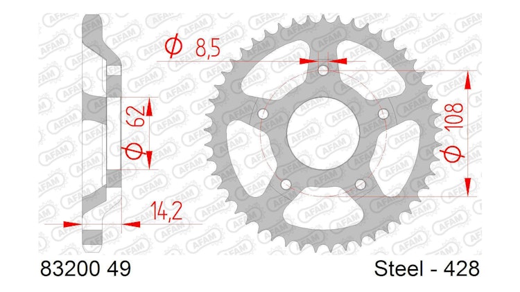 Afam Kettenrad 83200