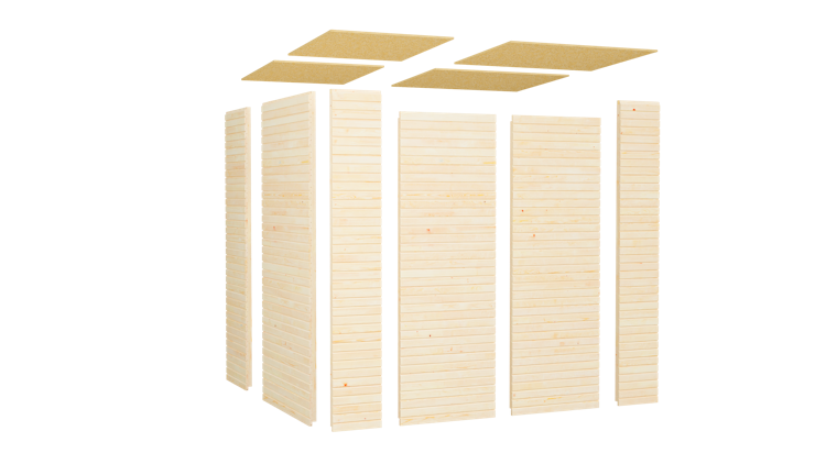 Bertilo Gerätehaus Box 3 - 18 mm