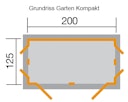 Vorschaubild Weka Gartenschrank Geräteschrank Garten [Q] Kompakt