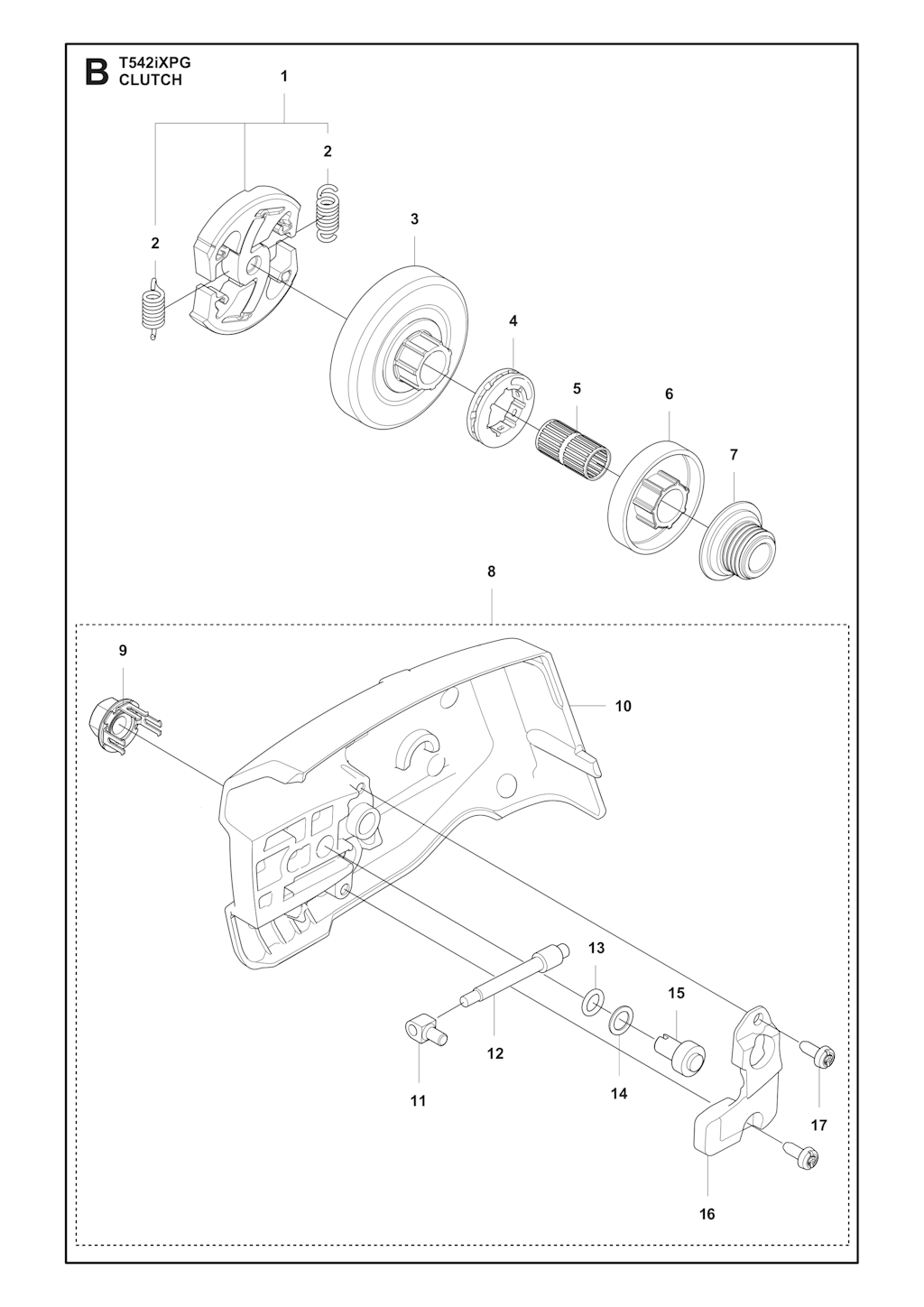 Explosionszeichnung Ersatzteile
