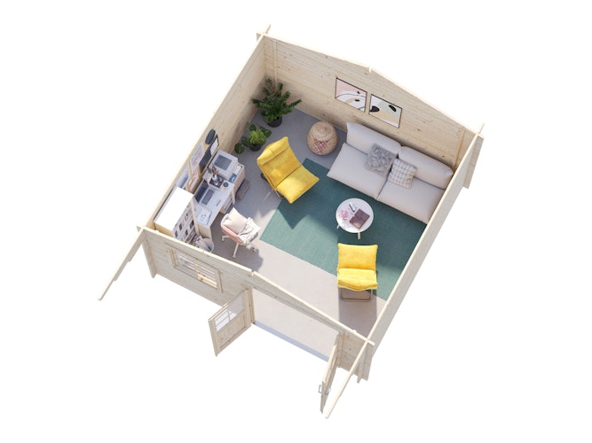 Palmako Gartenhaus Britta 14,6 m² - 40 mm