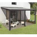 Vorschaubild Skan Holz Aluminium Terrassenüberdachung Garda Breite 434 cm